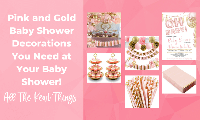 Pink and Gold Baby Shower Decorations You Need at Your Baby Shower!